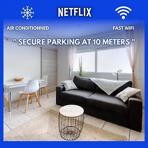 Appartamento Cosy + Secured Parking, Cannes